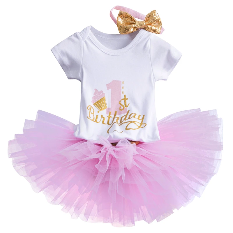 vintage Baby Clothing Set Summer Infant Dress Baby Girl 1 Year Birthday Dress Toddler Princess Party Tutu Dress Baptism Dresses For Newborn Baby Clothes warm Baby Clothing Set