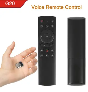 

G20 Voice Remote Control Universal 2.4G Wireless Mini Keyboard PK G10 Air Mouse Gyro for TV Box Android 9.0 10.0 H96MAX tv box