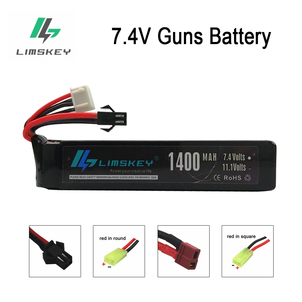 11 1 V 1400 мА/ч 25C Lipo Батарея для страйкбола воздуха Пистолеты пистолет пистолетного