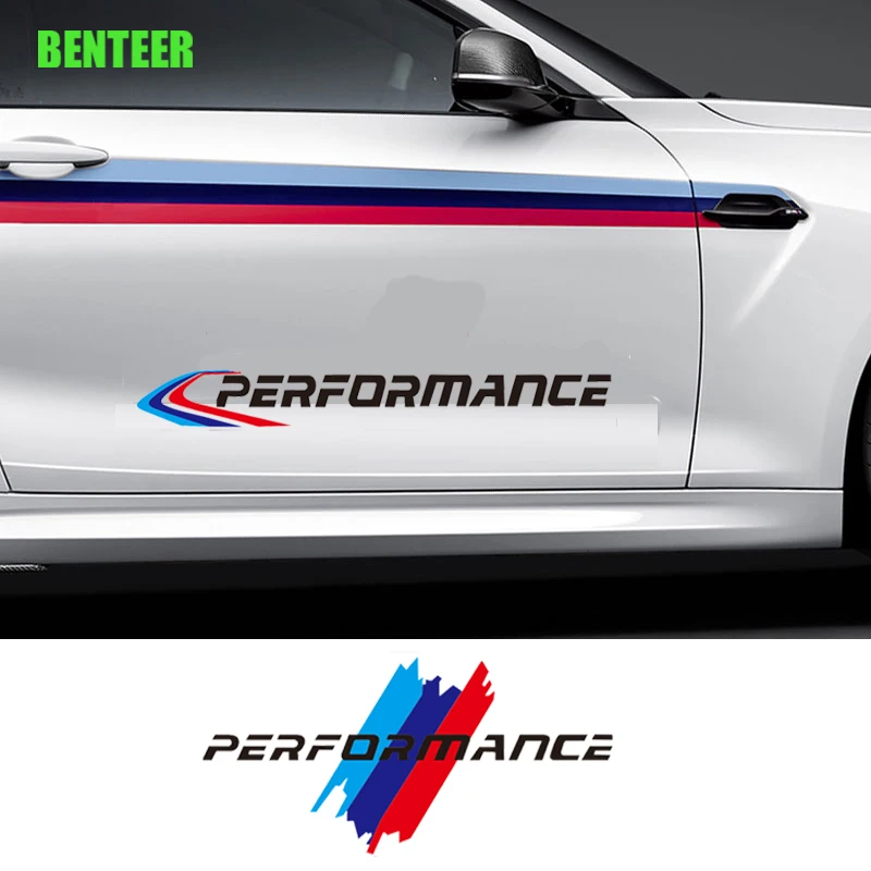 2 шт. стикер бокового кузова для BMW F30 F10 F20 E90 E60 E40 E36 E46 1 3 4 5 7 GT Z4 X серии|sticker for bmw|m
