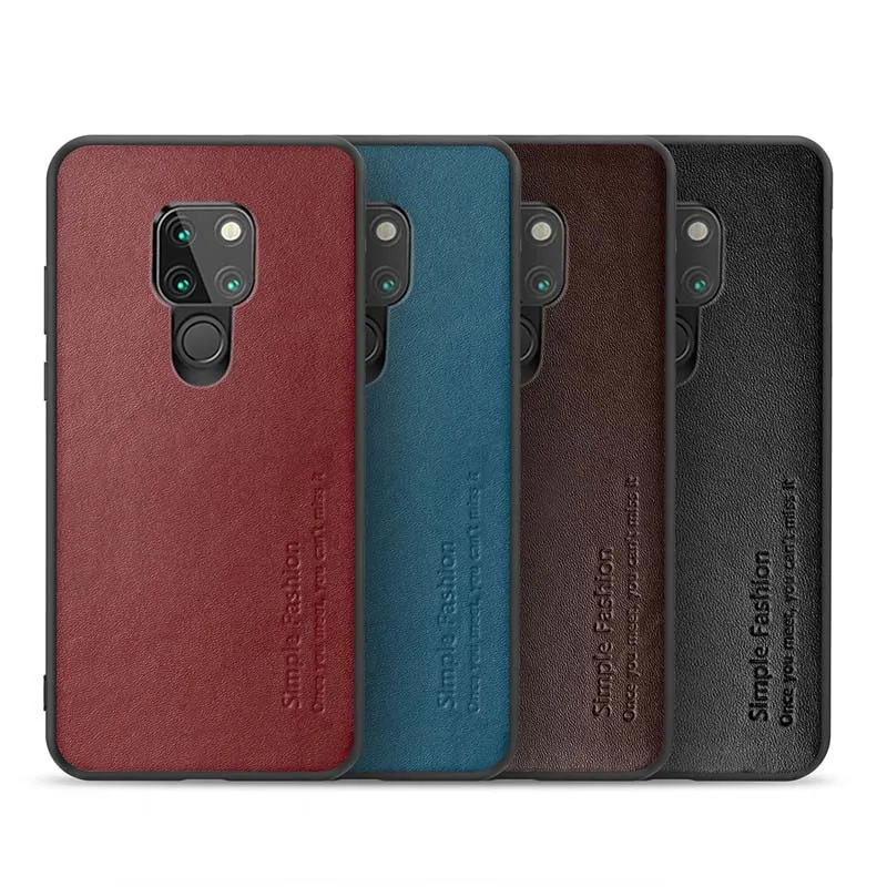 

Original Real Cowhide Case Luxury Phone Case Genuine Leather TPU Slim Back Cover For Huawei Mate20 Mate20pro P30 P30Pro KS0327