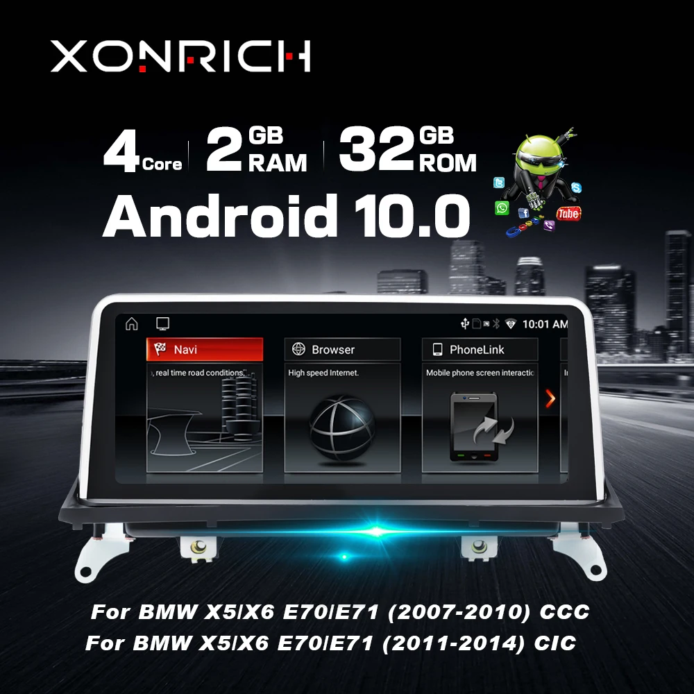IPS 4 ядра Android 10,0 автомобильный DVD для BMW X5 E70 X6 E71 CCC/CIC система плеер аудио стерео Мультимедиа GPS Навигация стерео монитор IPS 4 ядра Android 10,0 автомобильный DVD для BMW X5 E70 X6 E71 CCC/CIC система плеер аудио стерео Мультимедиа GPS Навигация стерео монитор