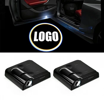 

2PCs LED Door Ghost Shadow Light Courtesy led car laser projector Logo Case For Mitsubishi ASX lancer Outlander Delica Pajero