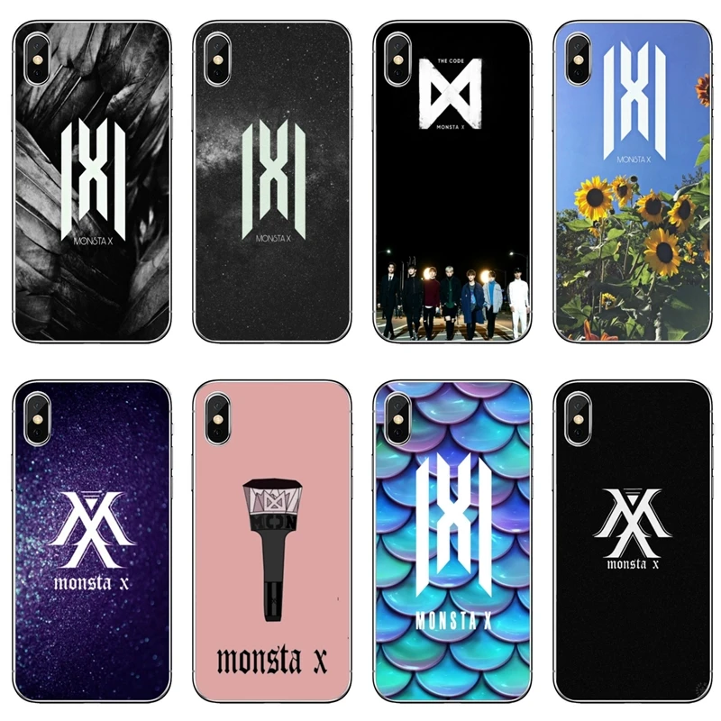 Новый мягкий чехол для телефона KPOP Boy Group Monsta X Samsung Galaxy S10 Lite S9 S8 S7 S6 edge Plus S5 S4 Note 9 8 5 4