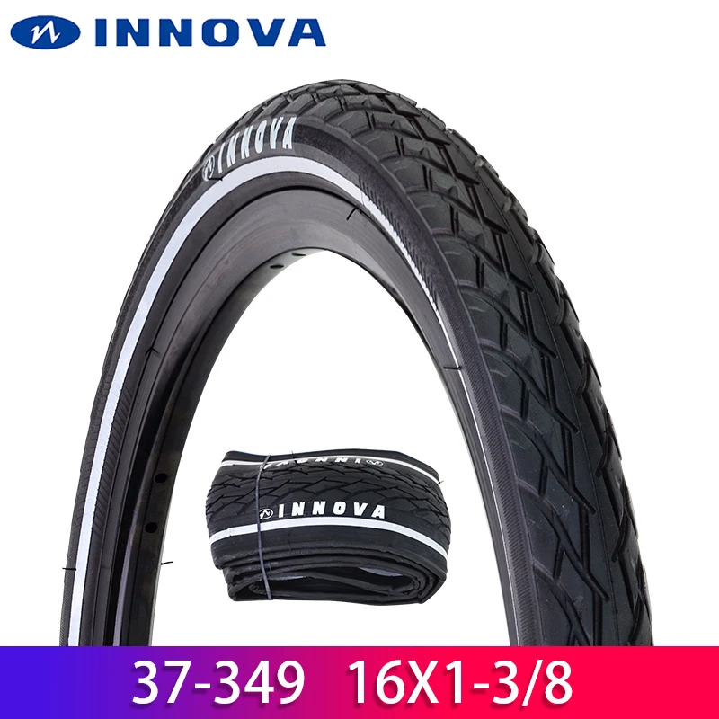 INNOVA 16 дюймов 37 349 16x1 3/8 складывающиеся шины для Brompton велосипед Город седло