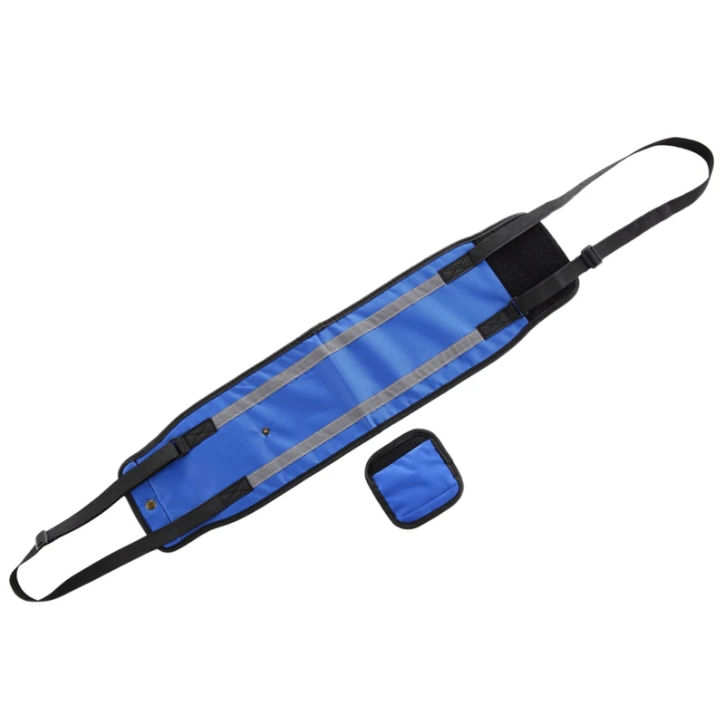 Синий Dog Collar Portable Adjustable Reflective Pet Rehabilitation Auxiliary Harness Dog Lift Support Strap Dog Vest Lift Support Harn - Цвет: Синий