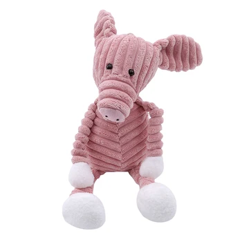 

Newest Cute Torest Animal Kids Plush Striped Toy Baby Elephant Lion Fox Rabbit Pig Panda Duck Monkey Soft Stuffed Toys