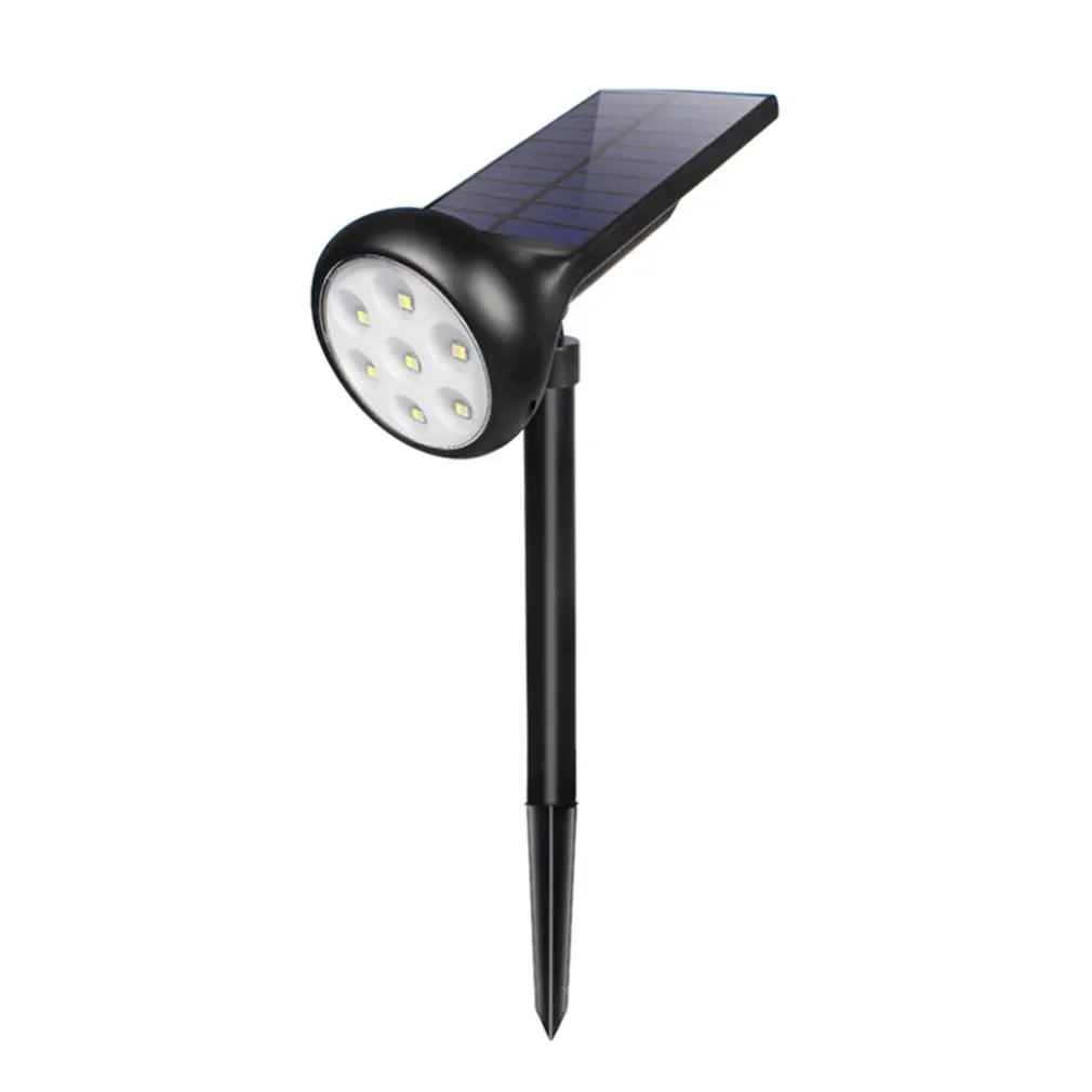

7Led Solar Spotlights Colorful Fixed Color Solar Lawn Light Outdoor Waterproof Spotlight Auto Color-Changing Solar Lamp