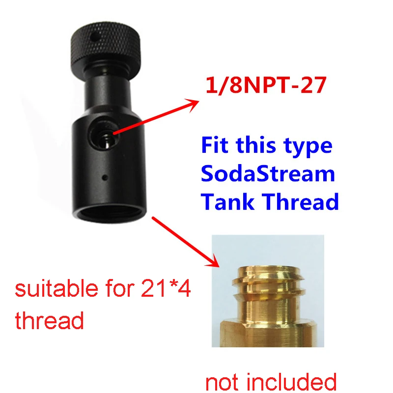 Газированный поток бак резьба газированная бутылка машина клапан надувные металлические соединения мужская машина для СО2 пива