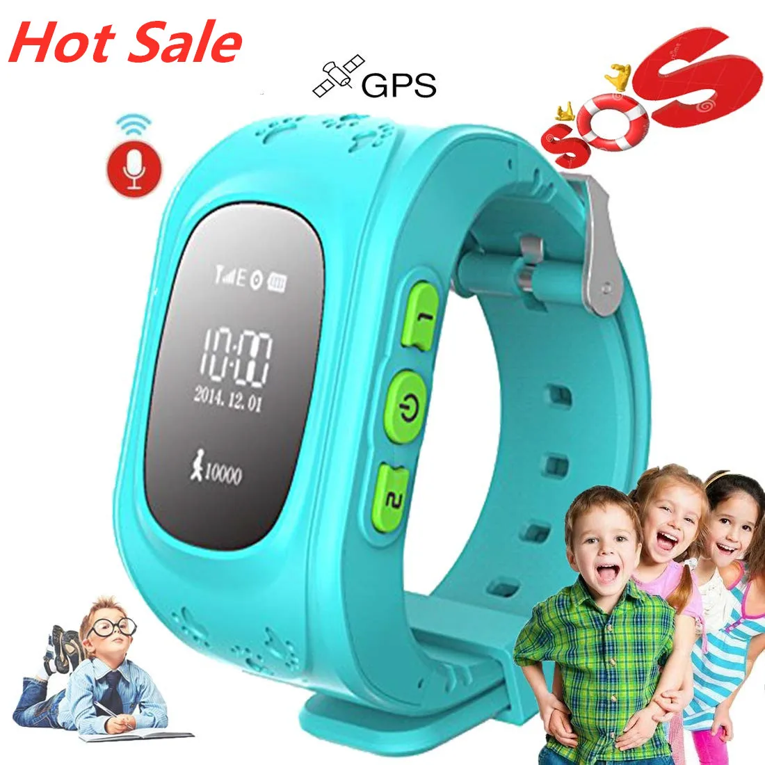 children's digital watch with pedometer
