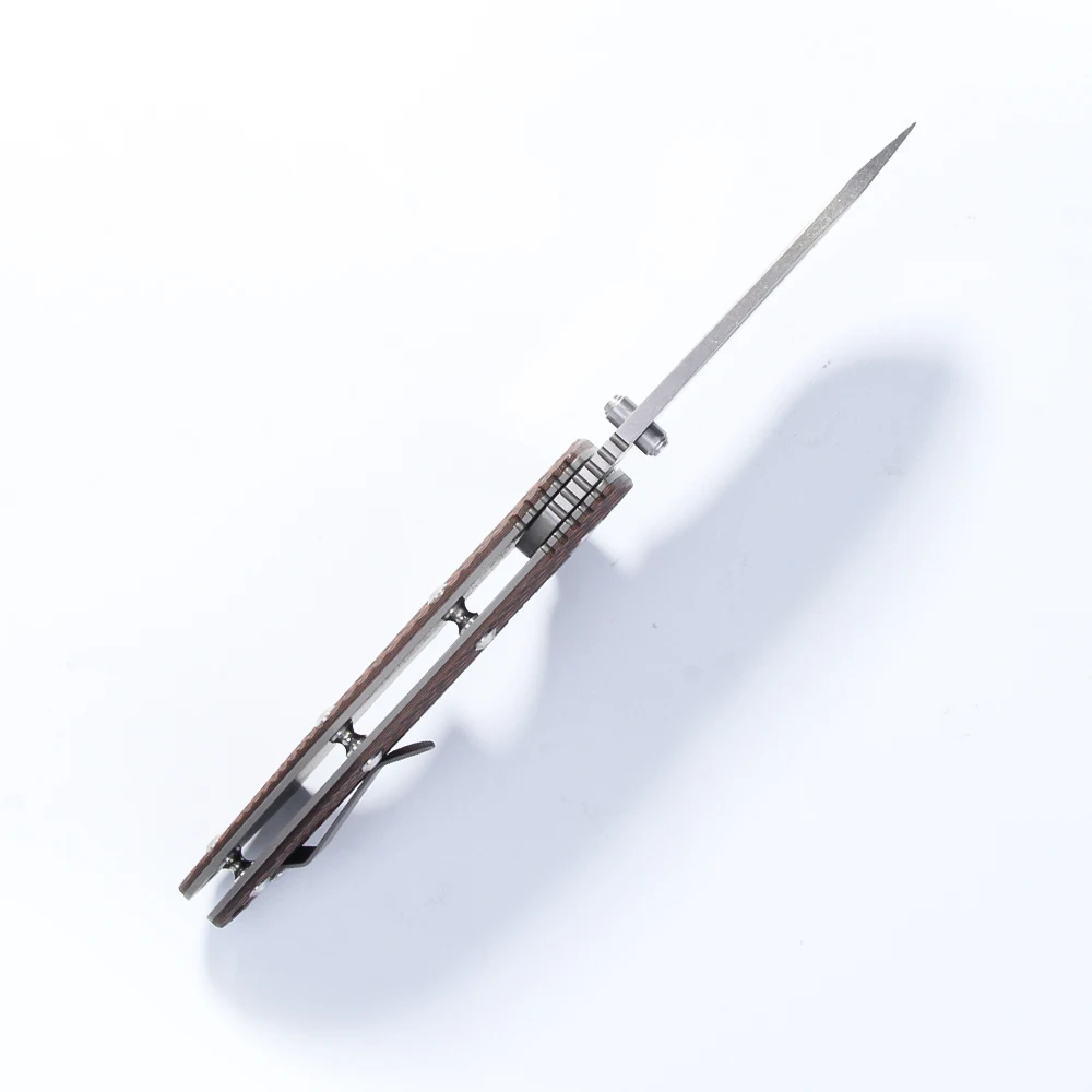 Тактический нож Kizer KI4418 титановый нож 3D текстурированная Ручка Полезные ручные инструменты для повседневного использования