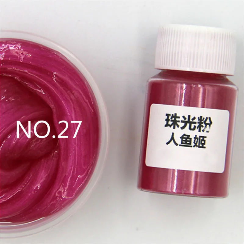 Diy Handmade Pearlescent Mica Powder Epoxy Resin Dye Pearl Pigment Resin Glue Pigments Material Crystal Mold