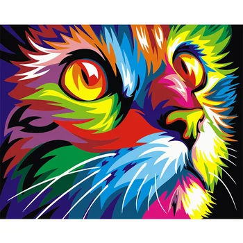 

Meme Cat Paintings By Numbers DIY Pictures Oil Coloring By Numbers Set Gift Drawing By Numbers Canvas Decor New Arrivals