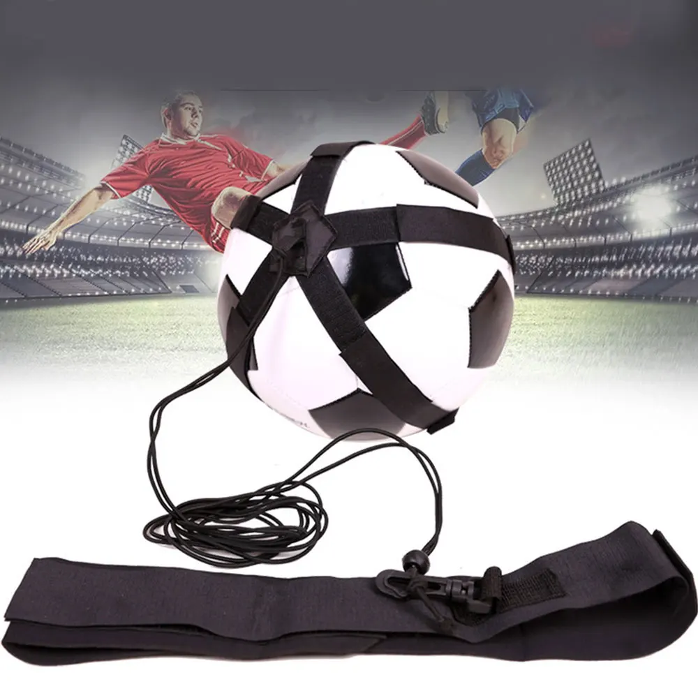 

Football Trainer Adjustable Soccer Practice Belt Sports Assistance Kick Ball Training Equipment Fit for 4/5/6/7 Size Soccers