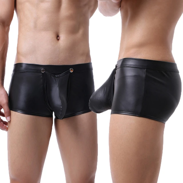 Man Separate Dual Pouch Underwear Phimosis Breath Long Foreskin Physical  Therapy LIngerie Front Open Hole Sheath Boxers Enhance - AliExpress