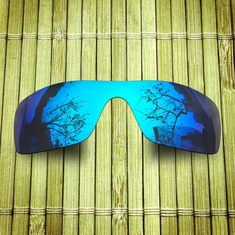 Blue Поляризованные Сменные линзы для солнцезащитных очков-солнцезащитных очков оправа для солнцезащитных очков оправа истинного цвета зеркальное покрытие-варианты - Цвет линз: Blue