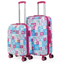 Itaca модель сервиз для Саке из 2 детских чемоданов девушка путешествия 4 колеса тележки 702300