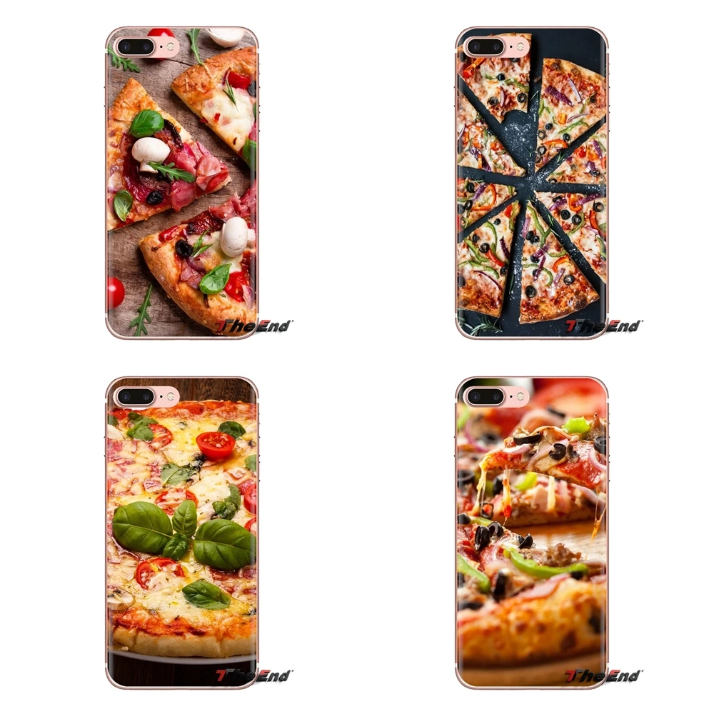 food and pizza For iPod Touch Apple iPhone 4 4S 5 5S SE 5C 6 6S 7 8 X XR XS Plus MAX Soft Transparent Shell Covers |