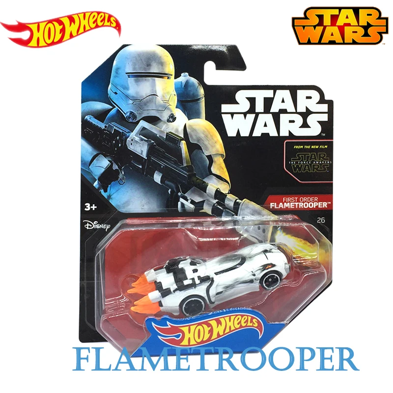 Flametrooper Подлинные Hot Wheels Звездные войны классический фильм тема серии ролевая модель автомобиля коллекция игрушек для детей мальчиков подарок на день рождения CGW35 - Цвет: Flametrooper