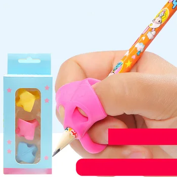 

3pcs Pencil Grips Artifact Preschool Children Learning Writing Braces Beginners Pencil Posture Correction Tool For Kids Gift