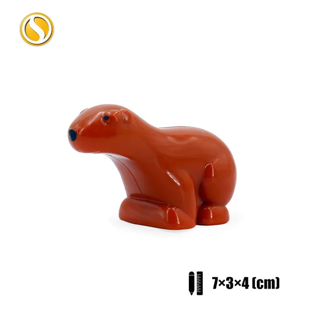 Animal Baby Cat Dog Horse Tiger Dinosaur Big Building Blocks Cultivate Children's Love Compatible With Original Brands Toy Block Brown bear baby