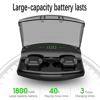 

XG20 TWS Headset Earphone 5.0 Bluetooth Wireless Stereo Sports Digital Display Bluetooth 5.0 Earphones TWS Wireless Headphones