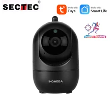 SECTEC – caméra de surveillance IP Wifi Cloud hd 2MP (TUYA), dispositif de sécurité domestique sans fil, avec suivi automatique et suivi intelligent 