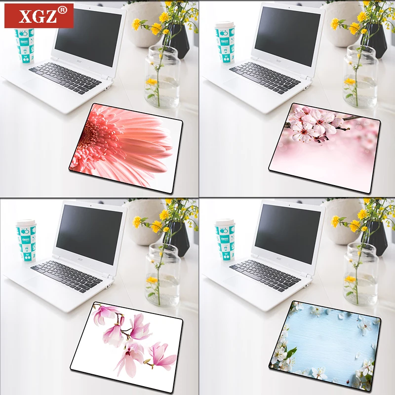 

XGZ DOTA 22x18 Flower Small Mouse Pad CS Keyboard and Suitable for All Laptops Laptop Games Tank World GO Gamers