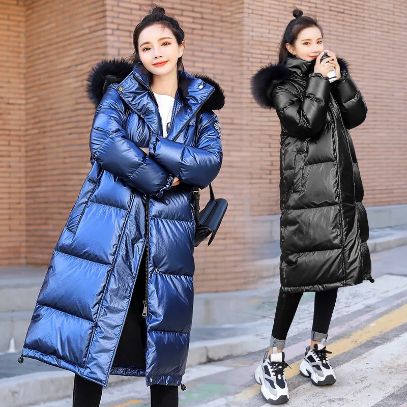 

Down Jacket Casual Warm Loose-Fit Laziness Solid Color Large Pocket Western Style by Age Fashion Korean-style down Jacket