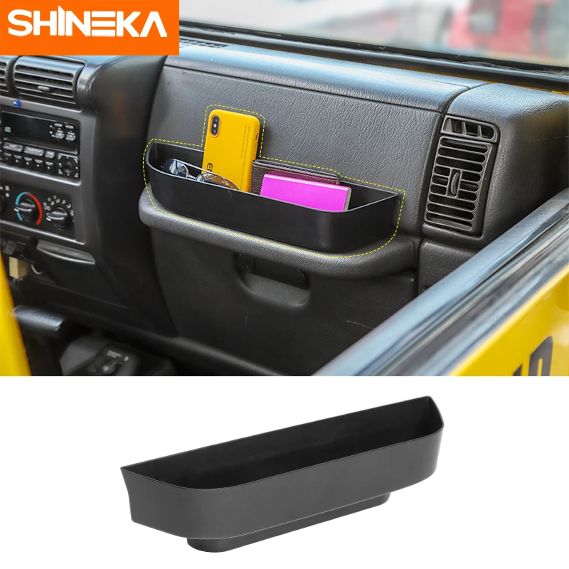 Shineka Stowing Tidying Co-pilot Position Armrest Storage Box Fit For Jeep  Wrangler Tj 1997-2006 Car Interior Accessories Abs - Interior Mouldings -  AliExpress