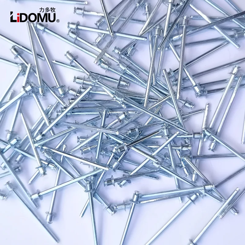 100pcs double countersunk carbon steel circuit board blind rivets 2.4mm, 3.0mm, 3.2mm rivets and fasteners,rivets and screws