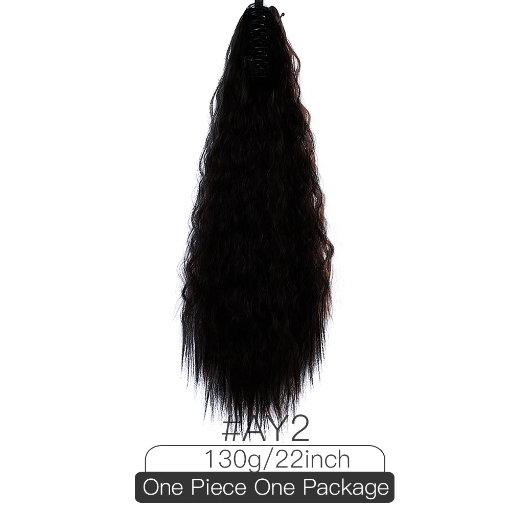 AIYEE конский хвост накладные волосы конский хвост шиньон для женщин черный коричневый хвост наращивание волос длинные кудрявые шнурки