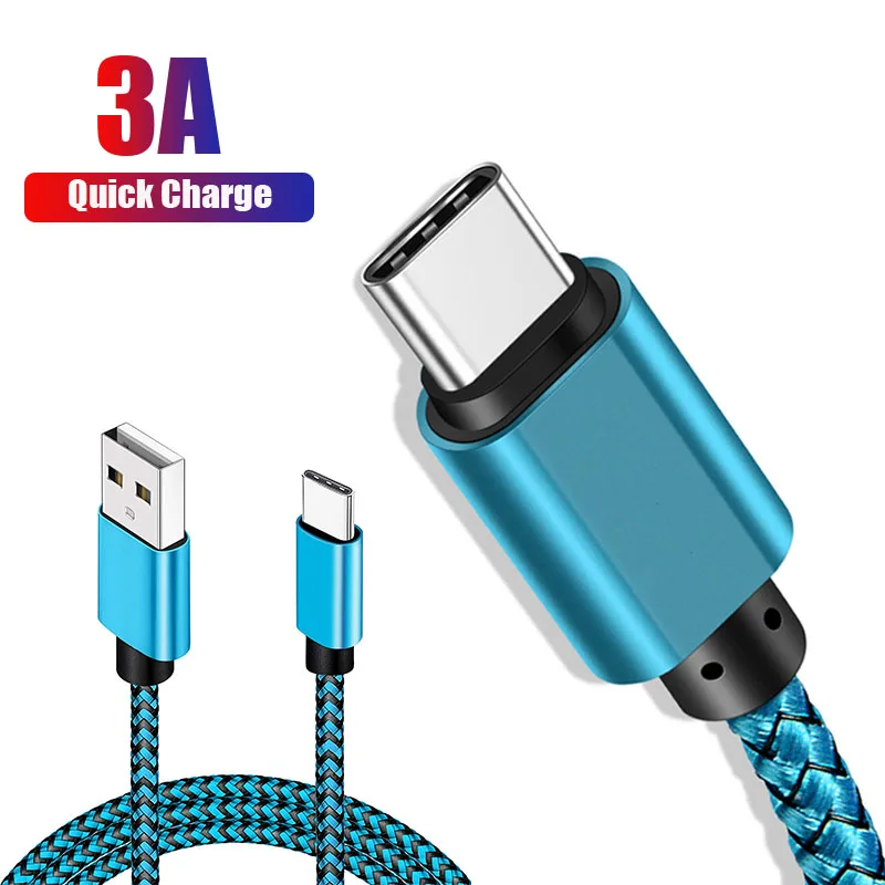 3A USB Type C кабель Micro для быстрой зарядки Android мобильный телефон зарядное устройство