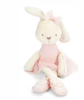 

Cute pink rabbit soft fluffy toy rabbit with pillow child doll doll