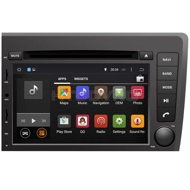 YMODVHT 7 дюймов 4G Восьмиядерный Android 9 0 1 автомобильный dvd плеер для Volvo S60/V70 2001 2002 2003 2004
