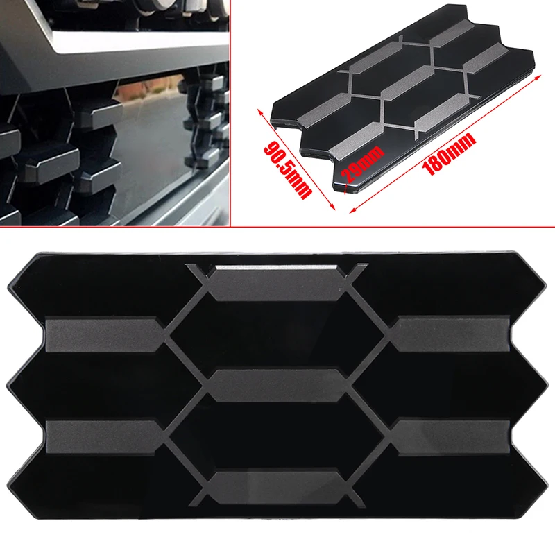

180x90.5x29mm Front Grille Garnish Radiator Sensor Cover for Tacoma TRD PRO 53141-35060 Auto Accessories