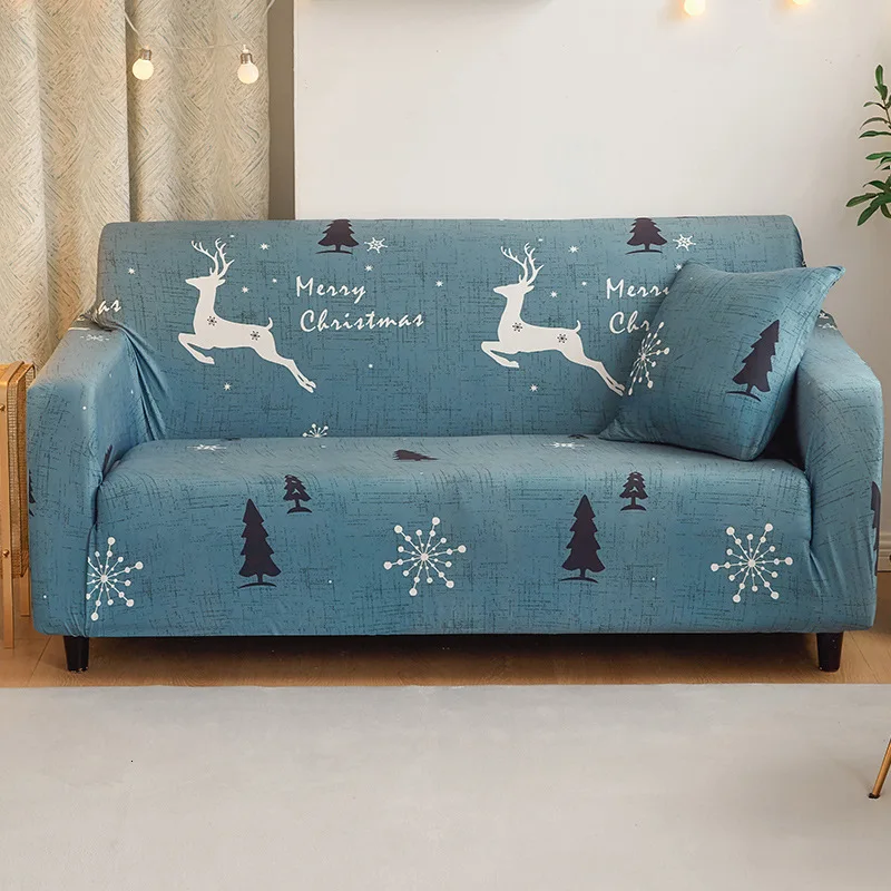 Christmas Sofa Set Cover Full Package Fabric Art Four Seasons Elastic Force Sofa Pad Sofa A Piece Of Cloth Single Full Cover