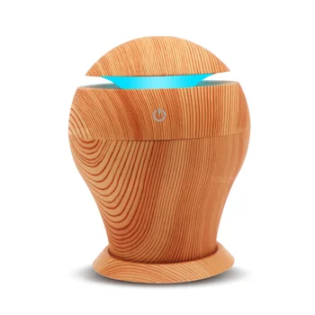 

250ml Ultrasonic Aromatherapy Diffuser Wood Grain Ultrasonic Cool Mist Humidifier for Office Home Bedroom Living Room
