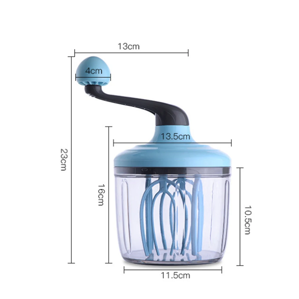 Practical 3pcs/Set Egg Beater Hand Shake Blender Manual Agitator Kitchen Tool Whisk Eco-Friendly Party Household Baking Tools