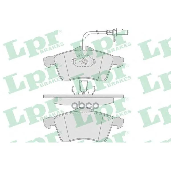 Колодки Тормозные Volkswagen T4 99(R15")С Датчиком Передние Lpr 05p787 Lpr арт. 05P787