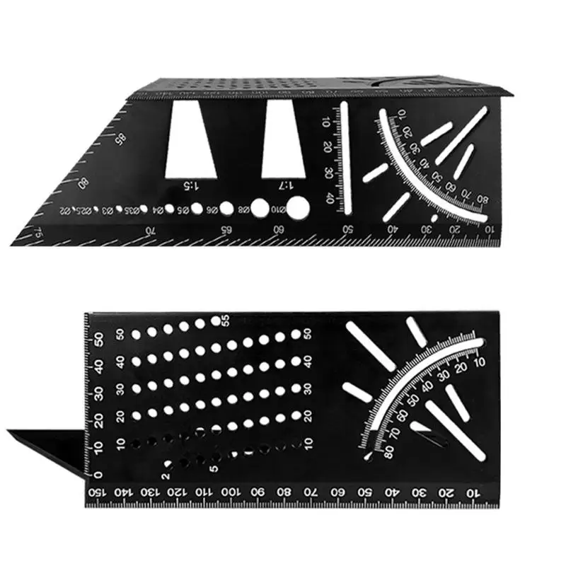 Деревообрабатывающий Scribe Mark Line Gauge Т-образная линейка квадратный макет Miter 90 градусов датчик алюминиевого сплава измерительный прибор плотник