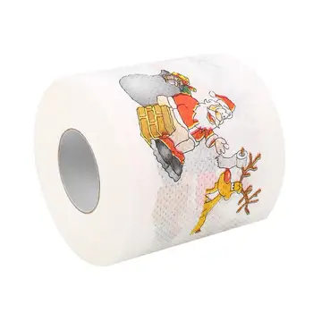 

Santa Claus Pattern 10.3*10.3*10cm Xmas Accessories Merry Christmas Paper Personality Holiday Supplies Party Living Room Cute