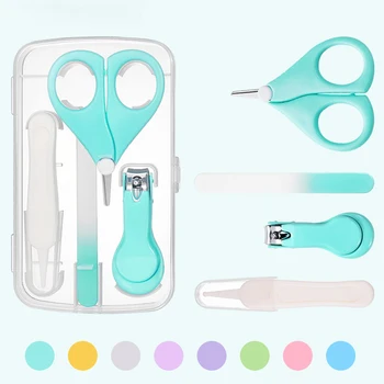 

4 Pcs Nail Care Scissors Gorgeous Sets Safety Nail Cutter Nail Scissors Suit Newborn Cleaning Toils Nail Care
