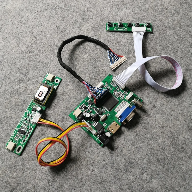 LCD matrix 1440*900 monitor controller drive board Fit B170PW02/B170PW04/B170PW07 screen DIY kit LVDS 30 Pin VGA AV 2-CCFL | Компьютеры и