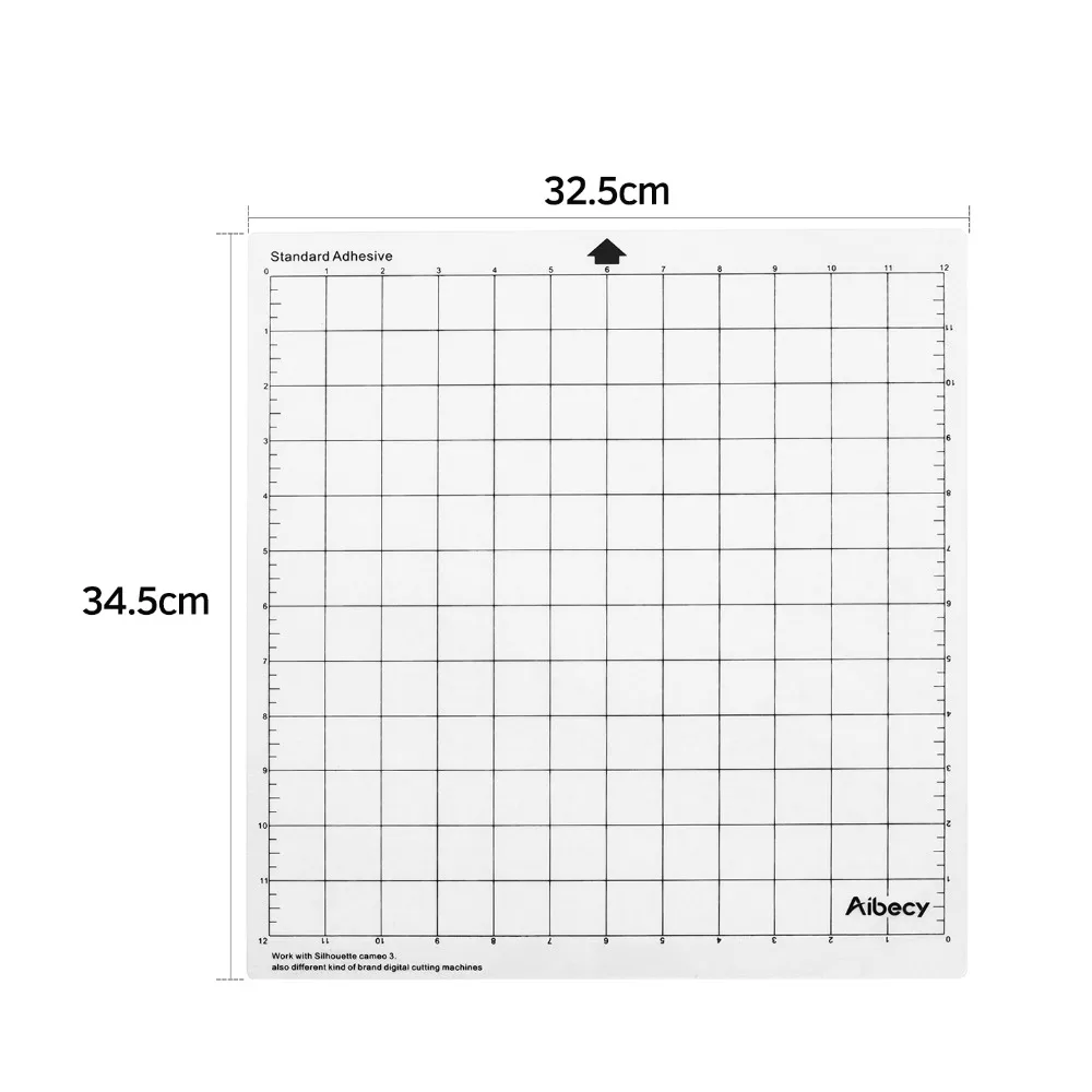 3 шт./5 шт. сменный коврик для резки прозрачный клейкий коврик с измерительной сеткой 12*12 дюймов для силуэта Камея плоттер машина