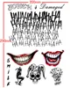 tattoo halloween zombie scar stickers face festival vampire tattoo men women waterproof tatoo boys fake body arm sticker sexy ► Photo 3/6