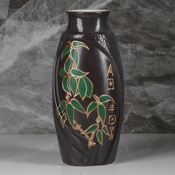 

Table vase "Fantasy", black, bamboo, gold, 30 cm 4114919