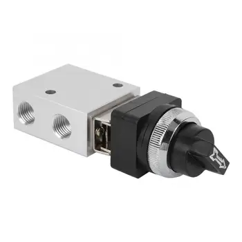 

Button Valve Aluminum Alloy Three-Way Pneumatic Mechanical Valve JM-05-TB G1/4 Inch Air Valve