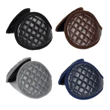 Мужские пустые наушники, мужские зимние теплые наушники из искусственной кожи, теплые наушники для мужчин и женщин