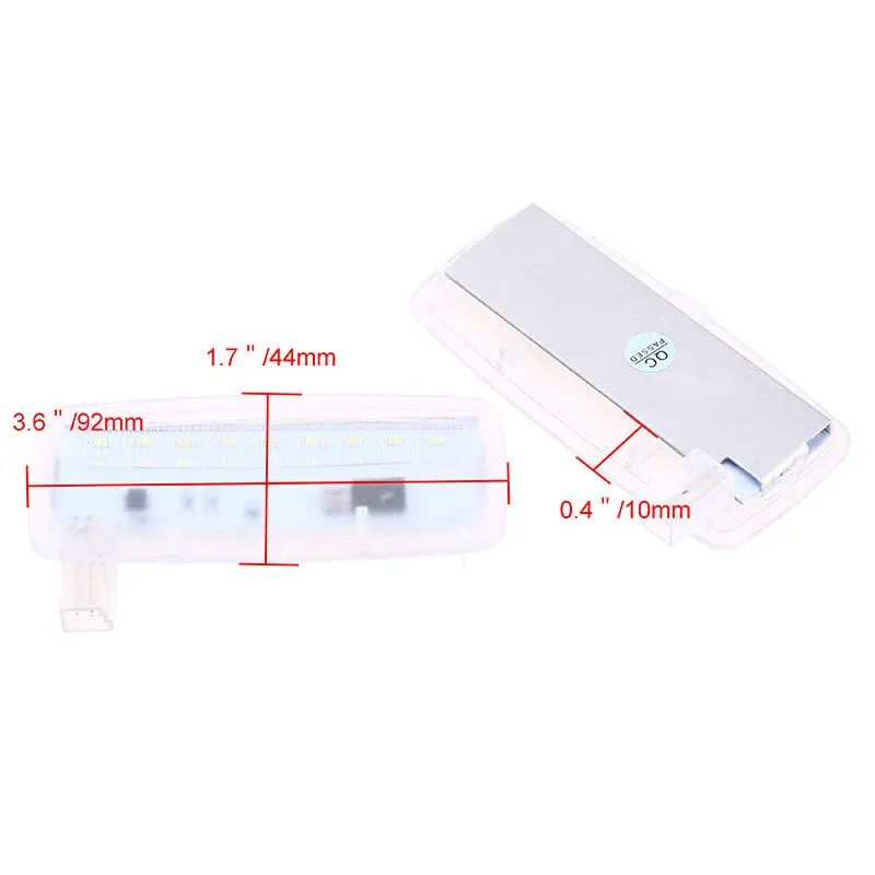 Светодиодный светильник posbay 1210 SMD для салона автомобиля белый 12 В солнцезащитный